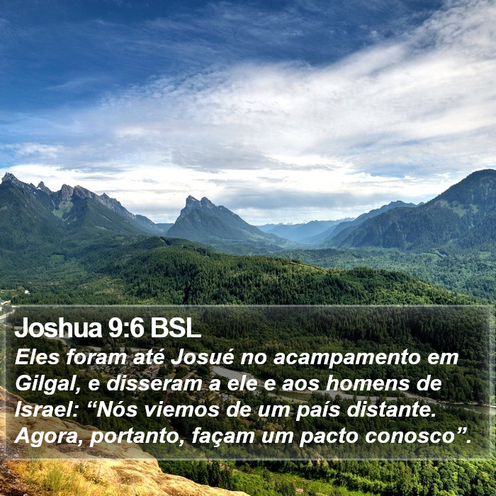 Joshua 9:6 BSL Bible Study