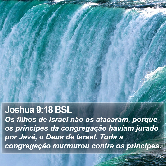 Joshua 9:18 BSL Bible Study