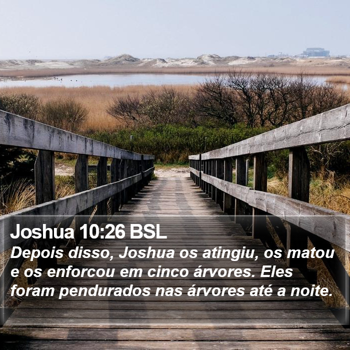 Joshua 10:26 BSL Bible Study