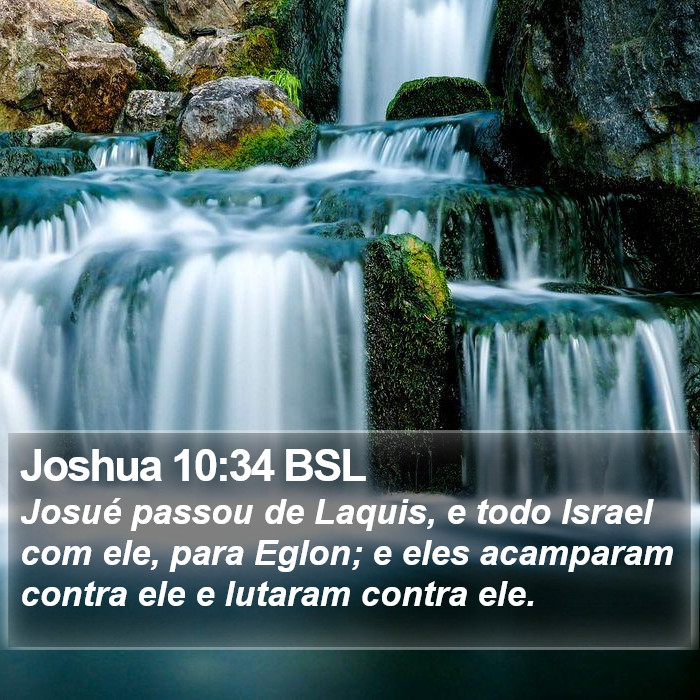 Joshua 10:34 BSL Bible Study