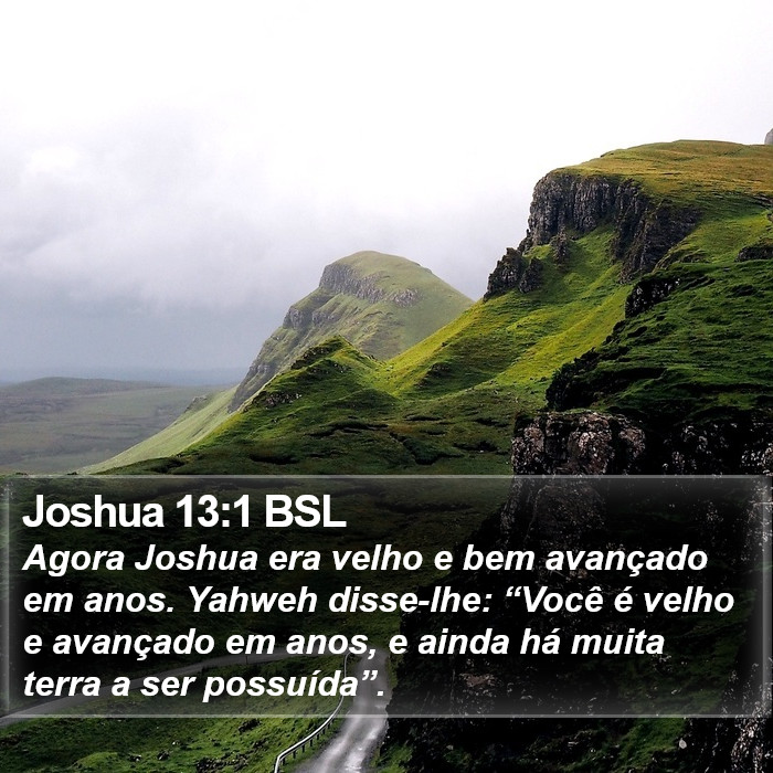 Joshua 13:1 BSL Bible Study