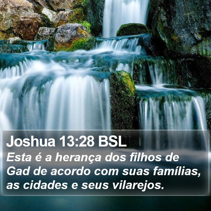 Joshua 13:28 BSL Bible Study