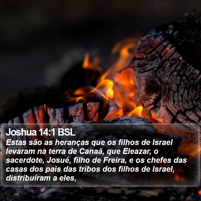 Joshua 14:1 BSL Bible Study