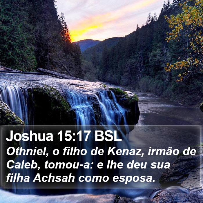 Joshua 15:17 BSL Bible Study