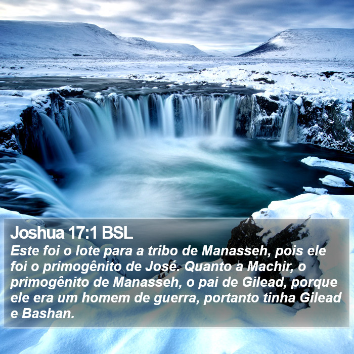 Joshua 17:1 BSL Bible Study