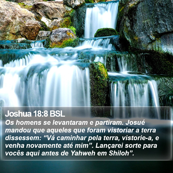 Joshua 18:8 BSL Bible Study
