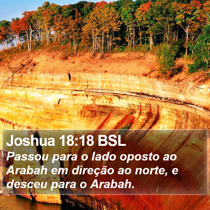 Joshua 18:18 BSL Bible Study