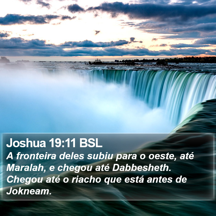 Joshua 19:11 BSL Bible Study