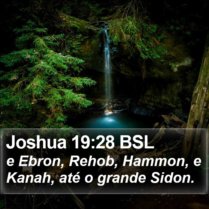 Joshua 19:28 BSL Bible Study