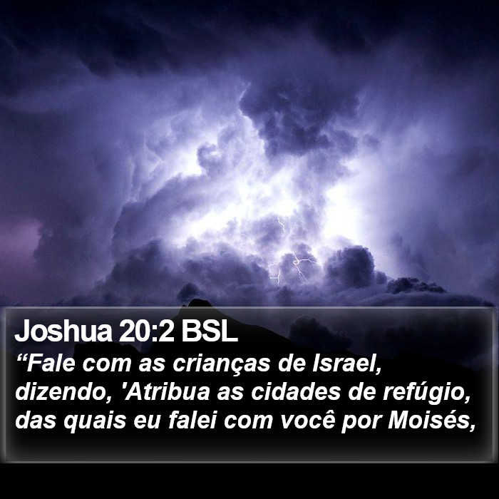 Joshua 20:2 BSL Bible Study