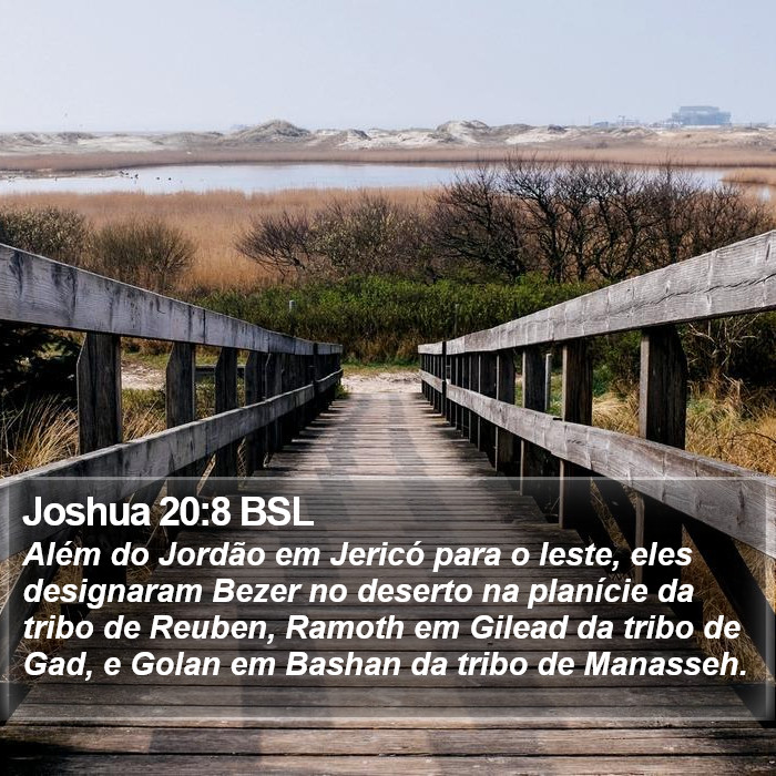 Joshua 20:8 BSL Bible Study