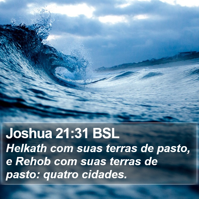 Joshua 21:31 BSL Bible Study