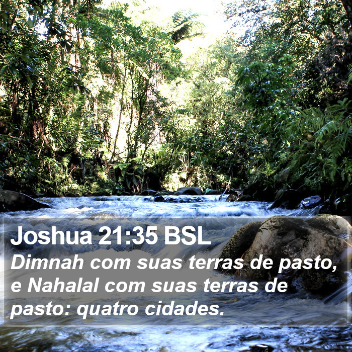 Joshua 21:35 BSL Bible Study