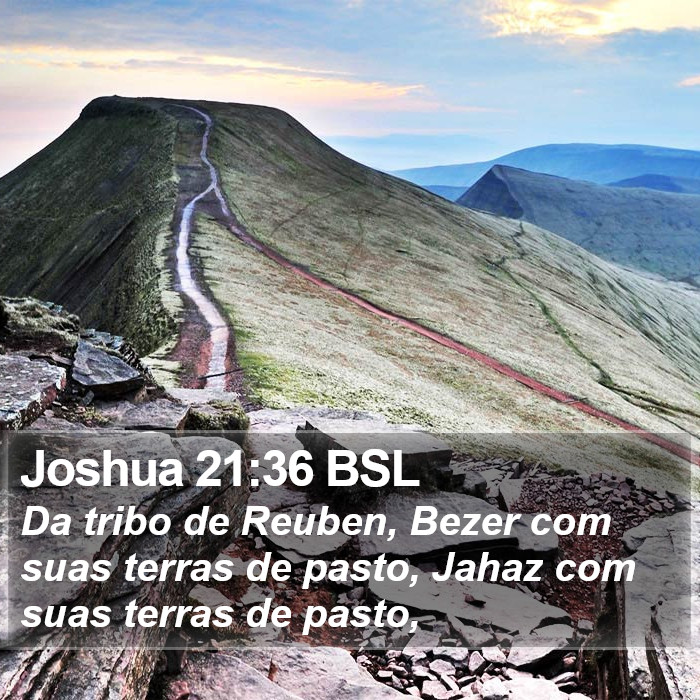 Joshua 21:36 BSL Bible Study