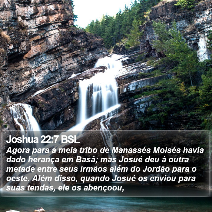 Joshua 22:7 BSL Bible Study