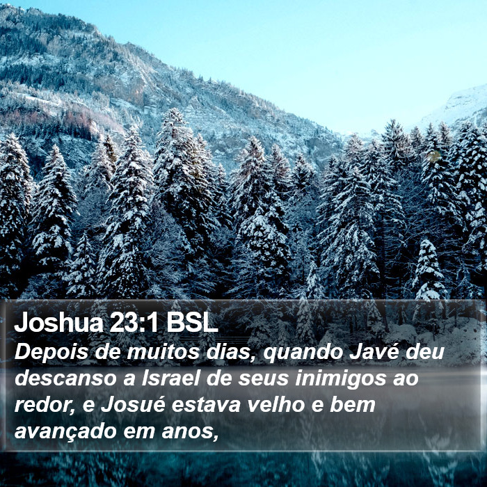 Joshua 23:1 BSL Bible Study