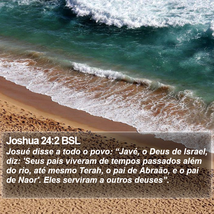 Joshua 24:2 BSL Bible Study