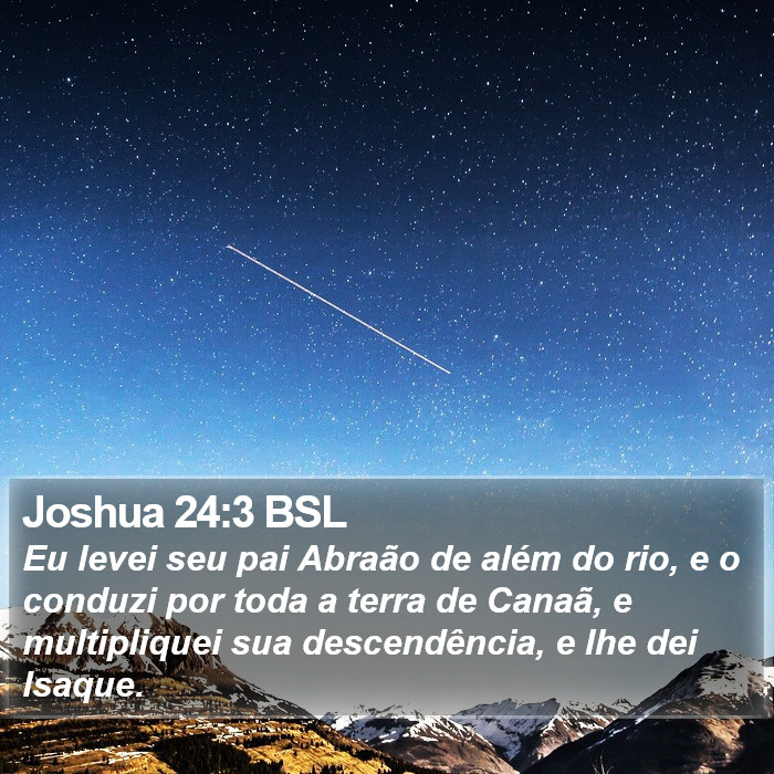 Joshua 24:3 BSL Bible Study