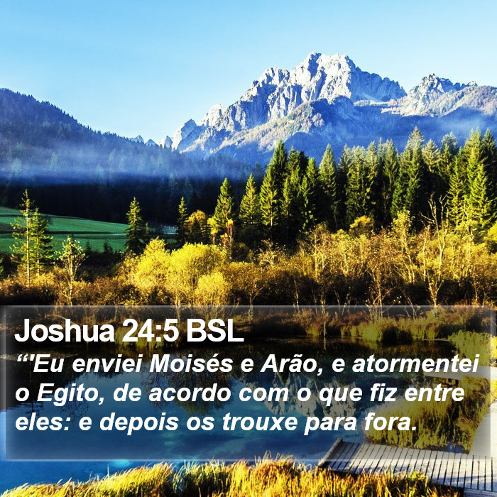 Joshua 24:5 BSL Bible Study