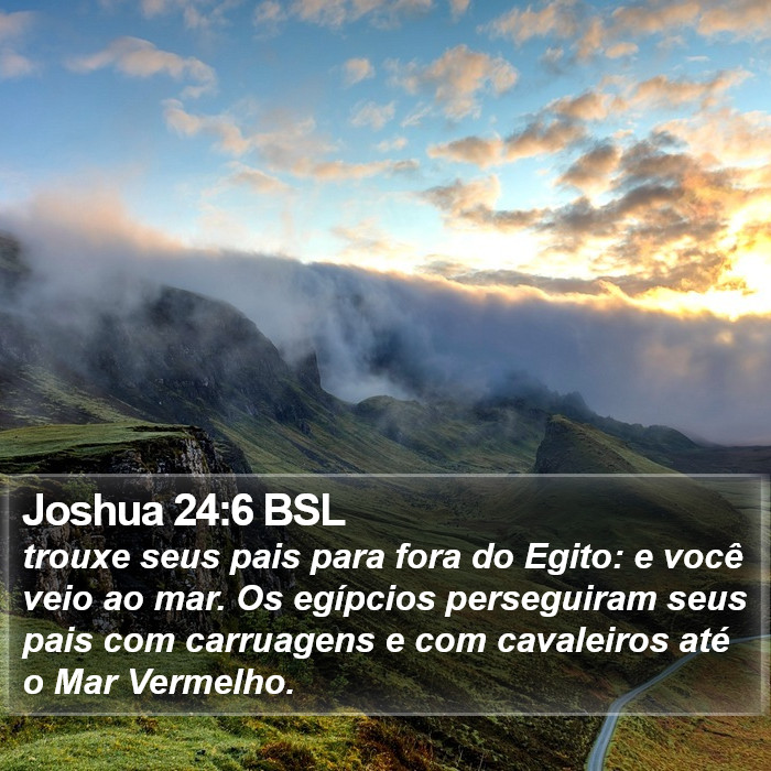 Joshua 24:6 BSL Bible Study