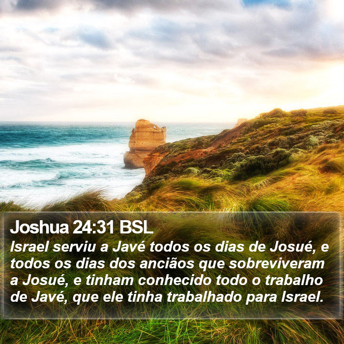 Joshua 24:31 BSL Bible Study