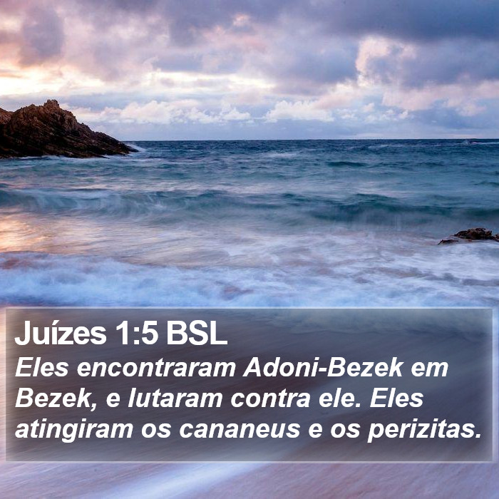 Juízes 1:5 BSL Bible Study