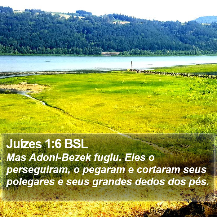 Juízes 1:6 BSL Bible Study