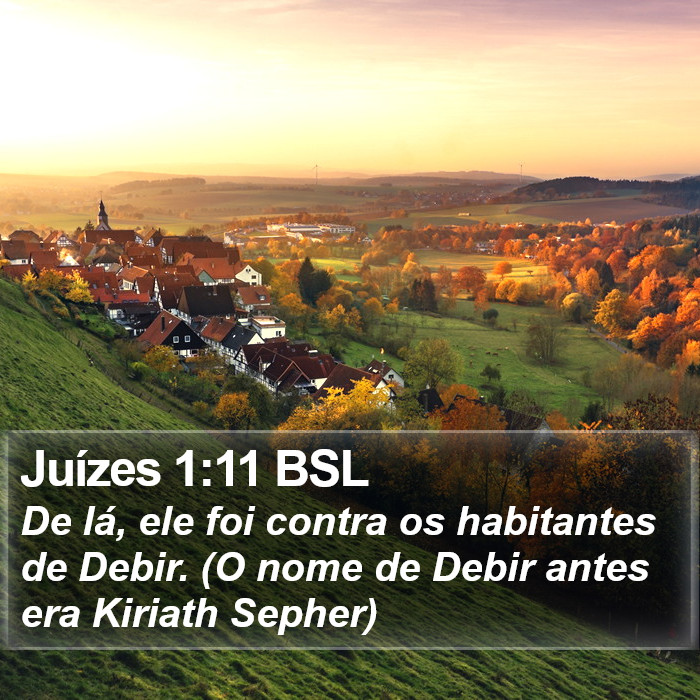 Juízes 1:11 BSL Bible Study