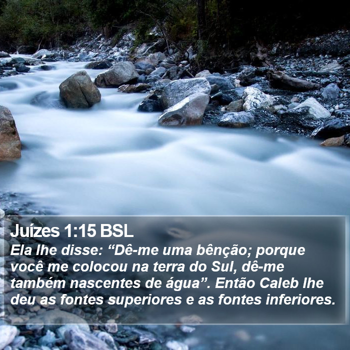 Juízes 1:15 BSL Bible Study