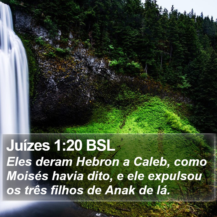 Juízes 1:20 BSL Bible Study