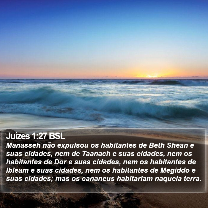 Juízes 1:27 BSL Bible Study