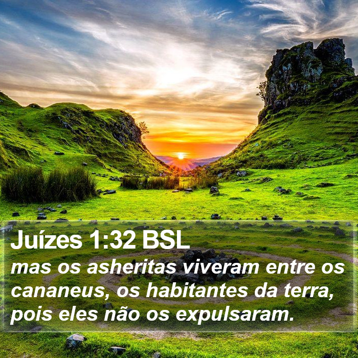 Juízes 1:32 BSL Bible Study