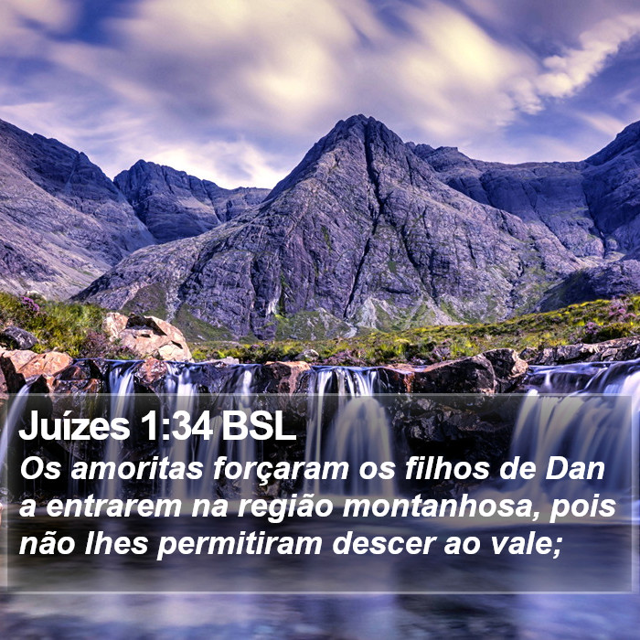 Juízes 1:34 BSL Bible Study