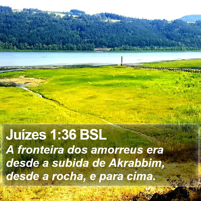 Juízes 1:36 BSL Bible Study