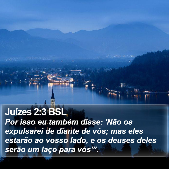 Juízes 2:3 BSL Bible Study