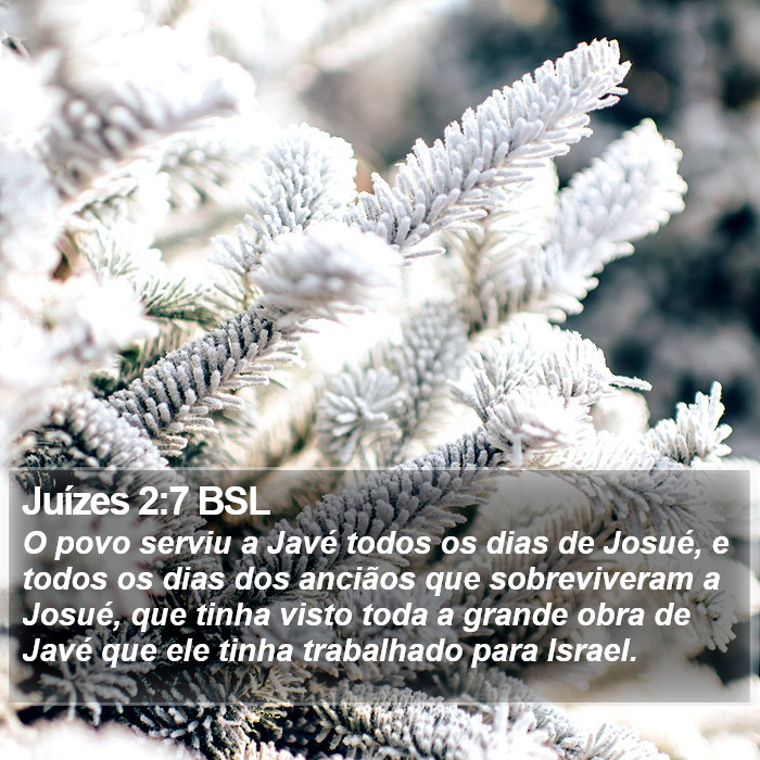 Juízes 2:7 BSL Bible Study