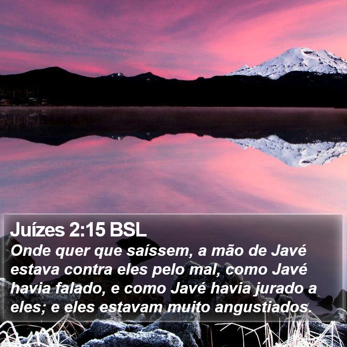 Juízes 2:15 BSL Bible Study