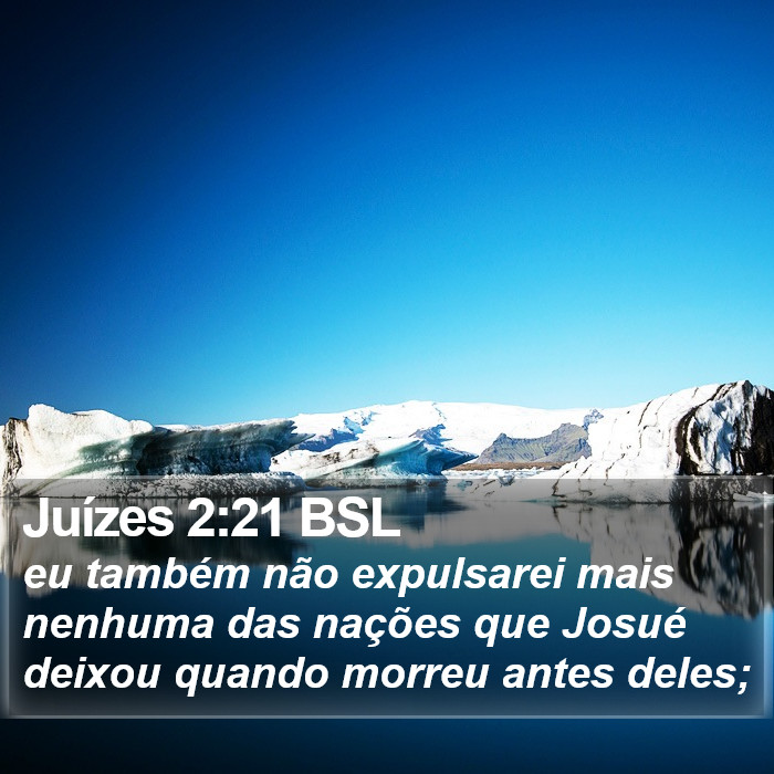 Juízes 2:21 BSL Bible Study