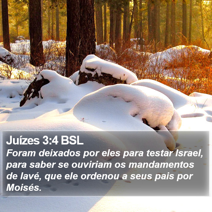 Juízes 3:4 BSL Bible Study