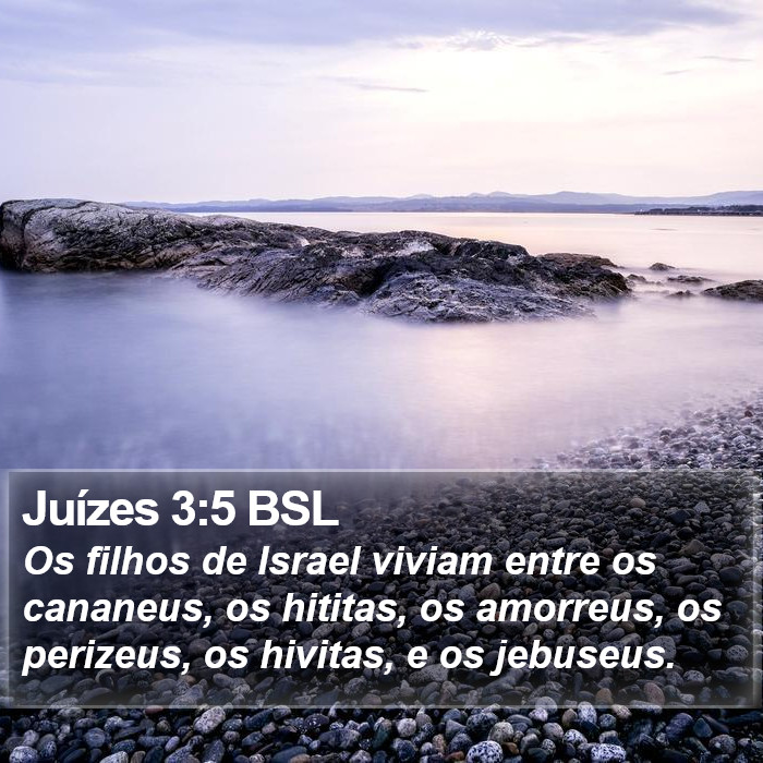 Juízes 3:5 BSL Bible Study