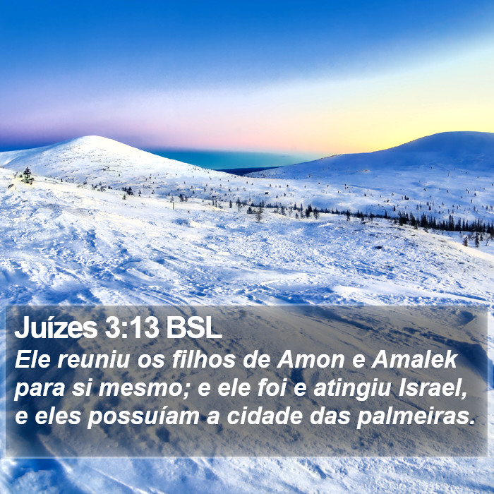 Juízes 3:13 BSL Bible Study