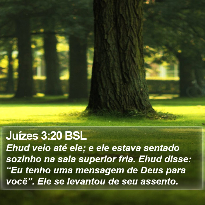 Juízes 3:20 BSL Bible Study