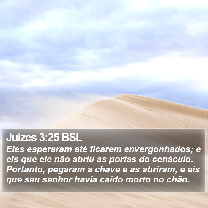 Juízes 3:25 BSL Bible Study