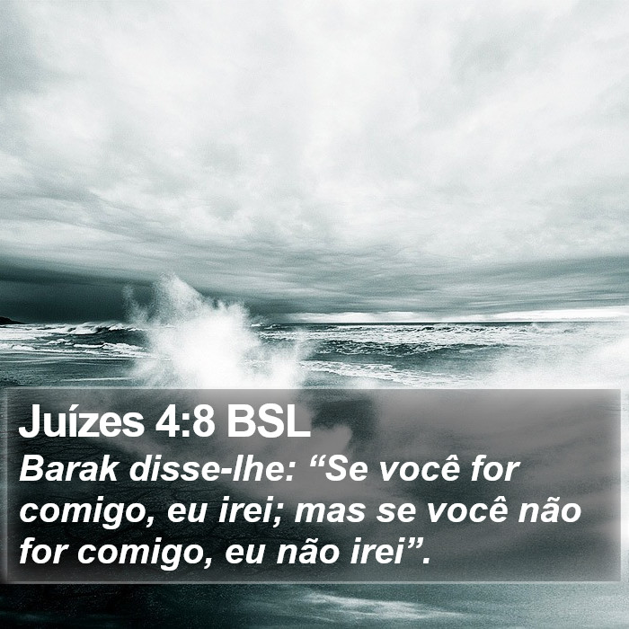 Juízes 4:8 BSL Bible Study