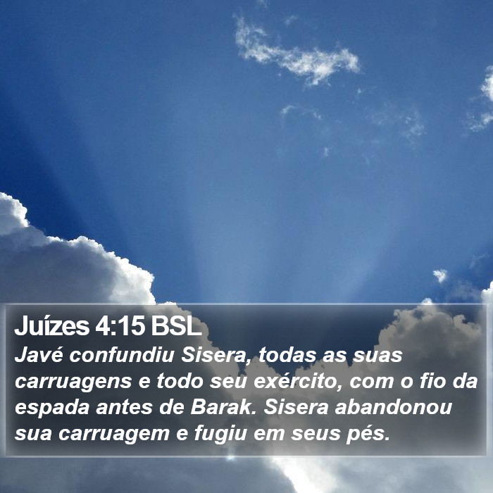 Juízes 4:15 BSL Bible Study