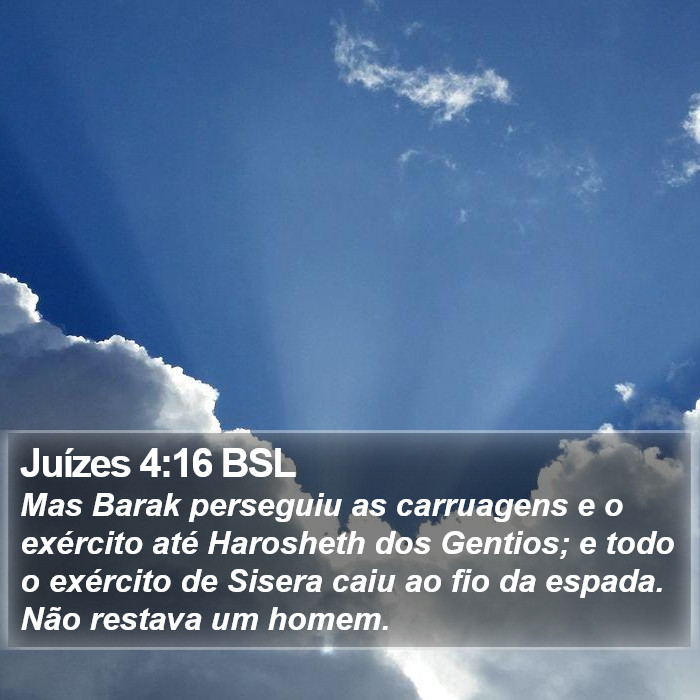 Juízes 4:16 BSL Bible Study