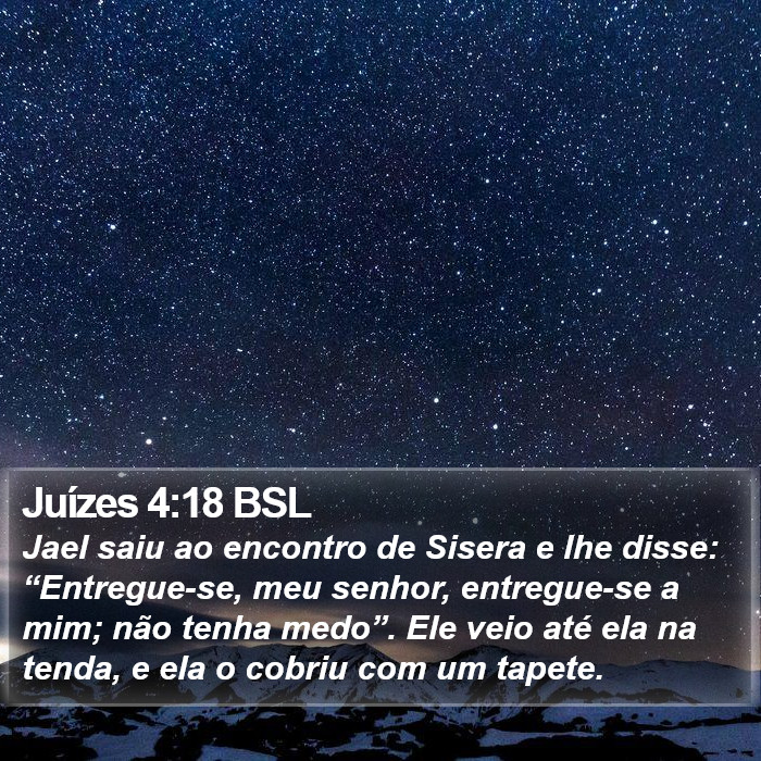 Juízes 4:18 BSL Bible Study