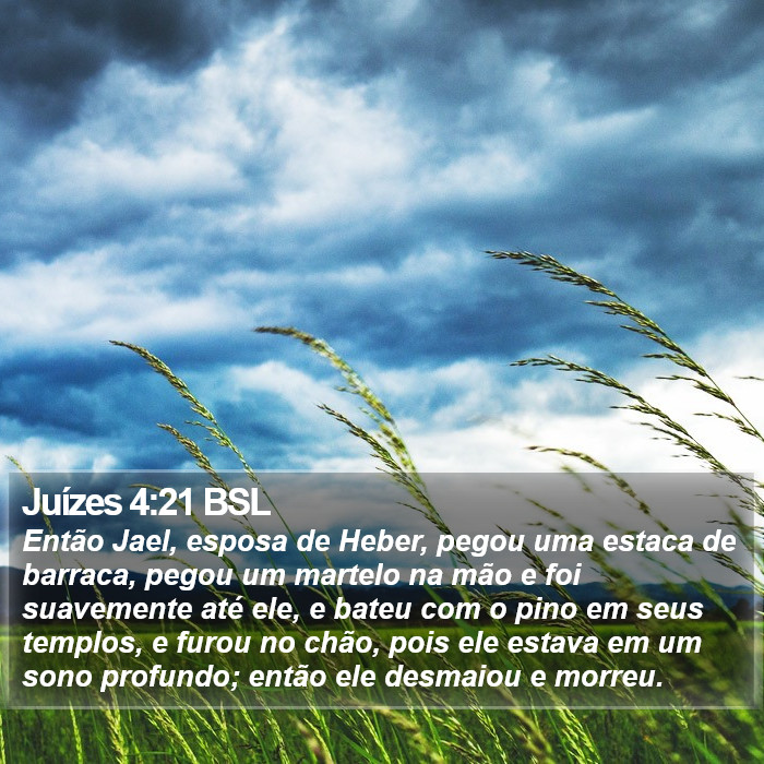 Juízes 4:21 BSL Bible Study