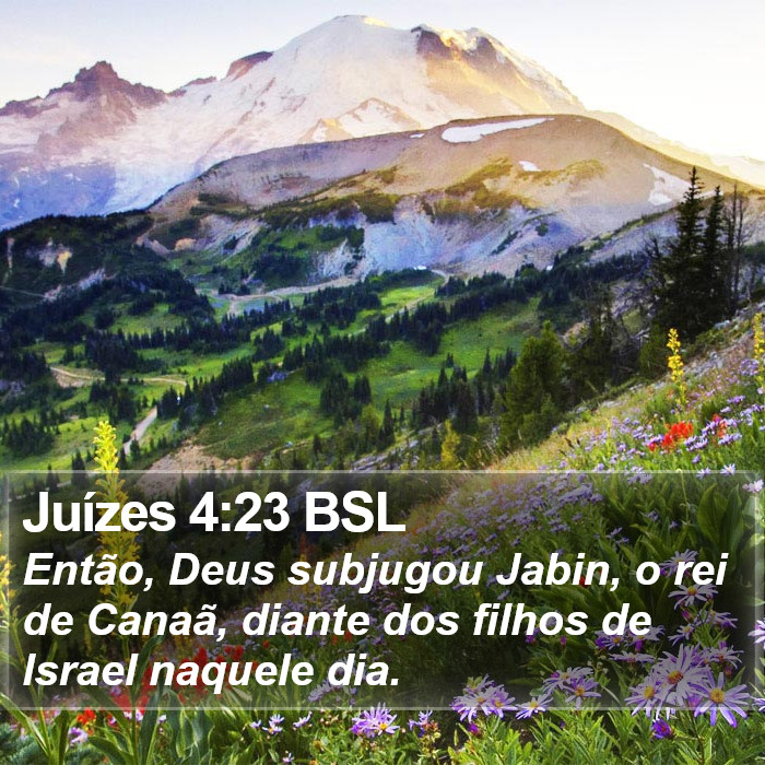 Juízes 4:23 BSL Bible Study