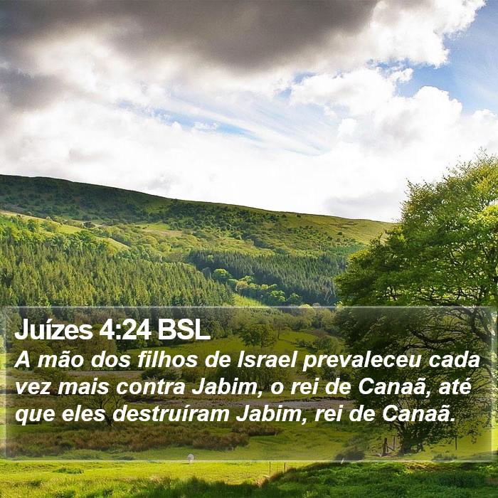 Juízes 4:24 BSL Bible Study